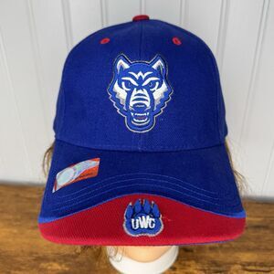 University of West Georgia UWG Wolves Hat Cap Trucker Snapback Blue 100% Cotton